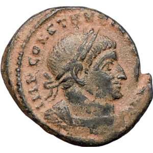   313AD Christian CROSS & PAGAN Sun GOD Rare Roman Coin: Everything Else