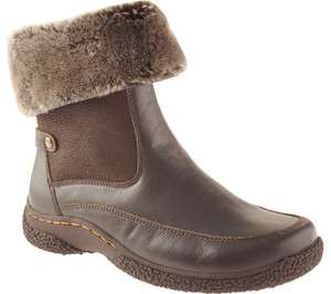 Wanderlust STOCKHOLM Womens Brown Leather Warm Lined Side Zip Boot 