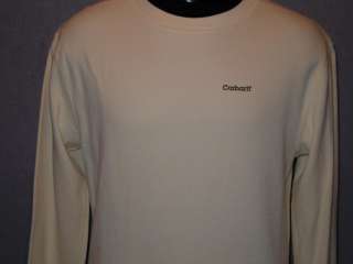 CARHART L SLEEVE THERMAL WEAVE COTTON PULLOVER XL NWOT  