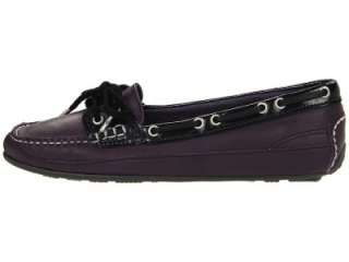   Ice Leather Moccasin Loafer Shoe Women 8M purple flat New $80  