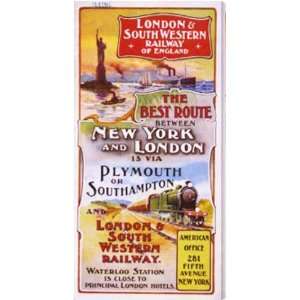  London and Southwestern Railway AZV00186 canvas art