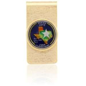  Texas State Quarter Coin Money clip CLC MC604: Jewelry