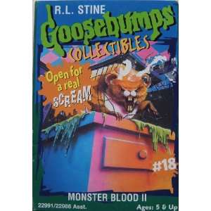   Stine Goosebumps Collectibles #18   MONSTER BLOOD II Toys & Games