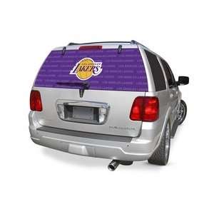 Los Angeles Lakers NBA Logo Rearz Back Windshield Covering by Glass 