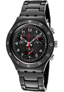 Swatch Watch YCB4008AG Mens Irony Chronograph Black D  