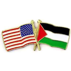  USA & Palestine Flag Pin *Buy 1 Get 1 Free*: Everything 
