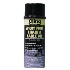 Moly Chain/Cable Oil Lubricants   16 oz. aerosol moly chain/cable oil 