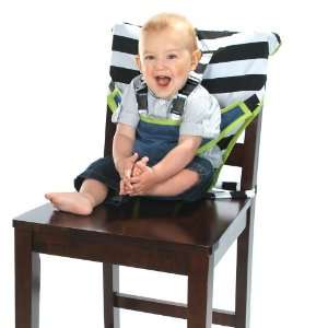   : My Little Seat Infant Travel High Chair, Black/White Stripes: Baby