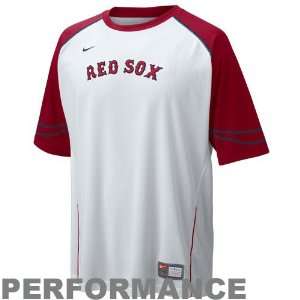  Nike Boston Red Sox White Play Off T shirt: Sports 