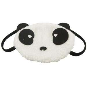  Rosallini Black White Panda Pattern Plush Ear Loop Mouth 