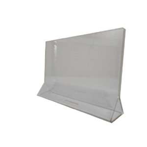  7 x 5 inch Acrylic table Tent Clear Sign Holder sold by 