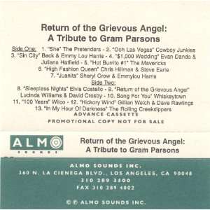   Of The Grievous Angel A Tribute To Gram Parsons Various Music