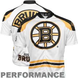   Bruins Stock Performance Cycling Jersey   White