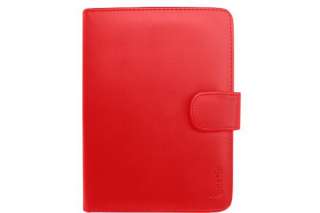 PU Smooth Leather Folio Case Cover for  Kindle TOUCH 6 Tablet 