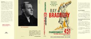 Ray Bradbury FAHRENHEIT 451  50th Sp. Ann. Dust Jacket.  