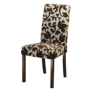  Safavieh Hutchinson Creme Chair (Set of 2) Brown with Brown & White 