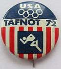   Original Pin Badge USA US Olympic Team in Munich Olympic Games 1972