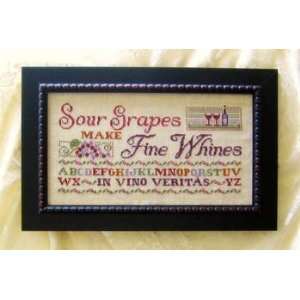  Sour Grapes Make Fine Whines   Cross Stitch Pattern: Arts 