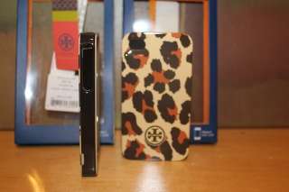 New Authentic Tory Burch Large Leopard Bengal iPhone 4 4S Case   Hard 