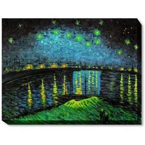 Oil Painting   Van Gogh Paintings: Starry Night Over The Rhone Gallery 