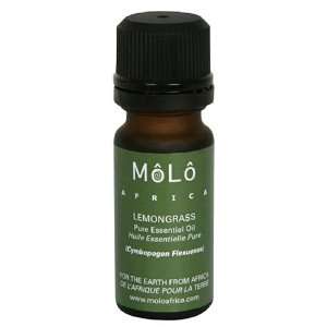 MoLo Africa Pure Essential Oil, Lemongrass, .35 fl oz (10 ml) (Pack of 