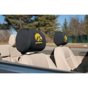   Iowa Hawkeyes Headrest Covers Set Of 2   NCAA: Car Electronics