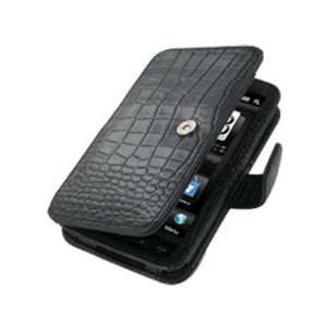  Leather Black Crocodile Pattern Book Type Protector Phone 