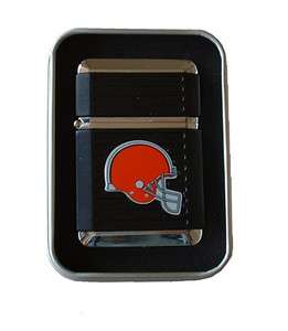 NFL Cleveland Browns windproof refillable butane lighter  