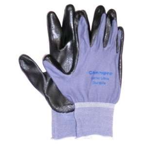  Gloves w/ Rubber Coated Palm Gloves ChemPro Grey Nylon w/ Black NBR 