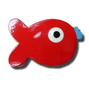   One World DP00000640 Puffer Fish Drawer Knob in Red: Home Improvement