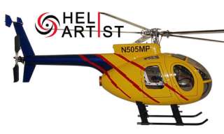 HeliArtist 500D V2 Fiber Glass Fuselage RC Helicopters HA450HUV2001 