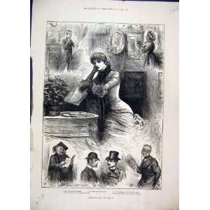  1882 Valentines Day Quiverful Thwackem Romance Print