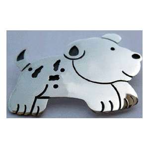  Sterling Silver Taxco Made Dog Brooch 