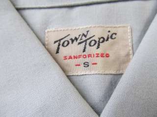 Vintage 40s Town Topic Sport Shirt Deadstock Small  