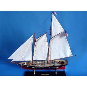  32 Model Sailboat   Already Built Not a Kit   Wooden Sail Boat 