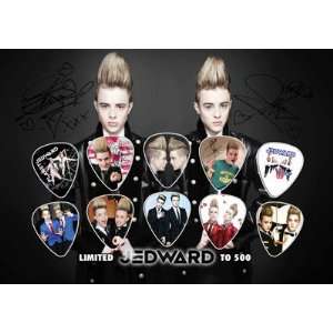  Jedward Signed Autographed 500 Limited Edition Guitar Pick 