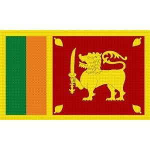  Sri Lanka Flag 3ft x 5ft Polyester: Patio, Lawn & Garden