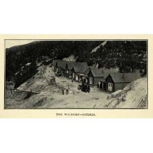  1912 Print Wasatch Mountain Hotel Mining Town Utah Peak 