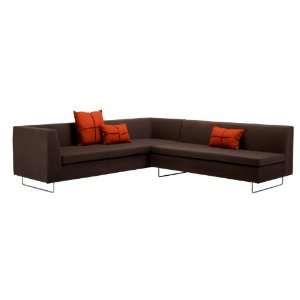  Bonnie and Clyde Sectional Sofa in Brunette by Blu Dot 