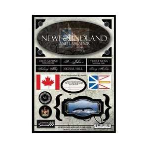     Cardstock Stickers   Travel   Newfoundland: Arts, Crafts & Sewing