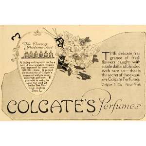 1917 Ad Colgate & Co. Flower Scent Fragrance Perfumes 