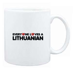    Everyone Loves Lithuanian  Lithuania Mug Country