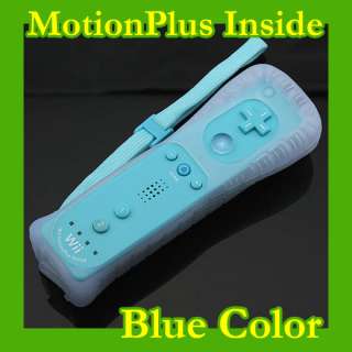 New Remote Controller Built in Motion Plus For Wii Blue  