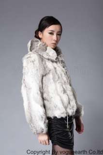 952 new real rabbit fur nature jacket/coat/outwear  