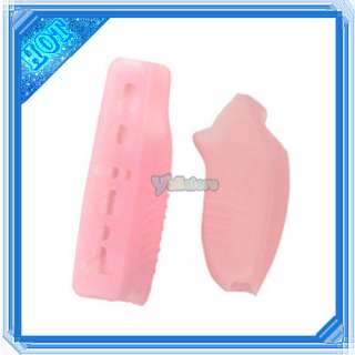 ROSE PINK SILICONE CASE FOR WII REMOTE & NUNCHUCK GAME  