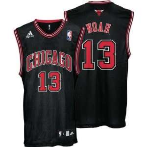 Joakim Noah Jersey: adidas Black Replica #13 Chicago Bulls Jersey