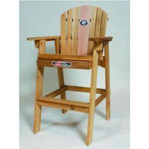 University of Georgia Bulldogs Logo Directors Chair with 23 inch Seat 