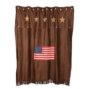  Western United States Flag Shower Curtain: Home & Kitchen