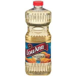 LouAna vegetable oil (Pack of 3):  Grocery & Gourmet Food