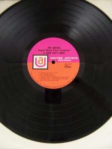 Beatles HARD DAYS NIGHT LP Press PINK ORANGE LABEL  